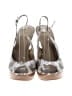 Cole Haan Nike Animal Print Ivory Green Heels Size 10 - photo 2