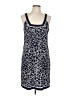Laundry by Design Graphic Blue Casual Dress Size L - photo 1