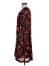 Cotélac 100% Polyester Paisley Burgundy Casual Dress Size XS (0) - photo 5