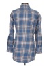 Rivet & Thread Plaid Blue 3/4 Sleeve Button-Down Shirt Size S - photo 2