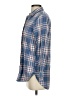 Rivet & Thread Plaid Blue 3/4 Sleeve Button-Down Shirt Size S - photo 5