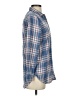Rivet & Thread Plaid Blue 3/4 Sleeve Button-Down Shirt Size S - photo 4