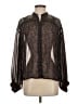 Zara Brown Long Sleeve Blouse Size XS - photo 1