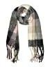 Max Studio 100% Polyester Gray Black Scarf One size - photo 1
