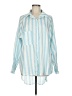 Unbranded Stripes Blue Long Sleeve Blouse Size M - photo 1