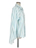Unbranded Stripes Blue Long Sleeve Blouse Size M - photo 4