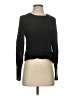 Line & Dot 100% Silk Black Long Sleeve Top Size XS - photo 1