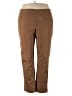 Ruby Rd. Brown Casual Pants Size 20W - photo 1
