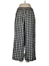 DKNY 100% Polyester Houndstooth Black Casual Pants Size M - photo 2