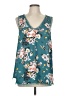 Torrid Teal Sleeveless Blouse Size Med Plus (00) - photo 1