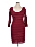 Max Edition Burgundy Cocktail Dress Size XL - photo 1