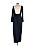 Hutch Color Block Blue Casual Dress Size L - photo 2