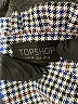 Topshop Houndstooth Blue Casual Skirt Size 4 - photo 4