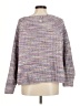 Any Body 100% Polyester Tweed Purple Pullover Sweater Size M - photo 2