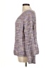 Any Body 100% Polyester Tweed Purple Pullover Sweater Size M - photo 5