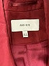Reiss 100% Viscose Burgundy Blazer Size 0 - photo 6