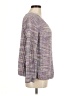 Any Body 100% Polyester Tweed Purple Pullover Sweater Size M - photo 4