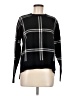 Saks Fifth Avenue Plaid Black Pullover Sweater Size M - photo 1