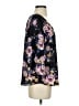 Lily White Black 3/4 Sleeve Top Size S - photo 4