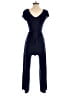 Un Deux Trois Solid Blue Jumpsuit Size 10 - photo 2