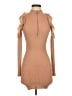 Self-Portrait Tan Brown Cocktail Dress Size S - photo 1