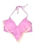 Xhilaration Hearts Pink Swimsuit Top Size L - photo 1