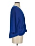 Lush 100% Polyester Blue 3/4 Sleeve Blouse Size S - photo 4
