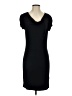 PREMISE Solid Black Casual Dress Size S - photo 1