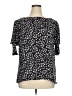 Unbranded 100% Polyester Black Short Sleeve Blouse Size XL - photo 1
