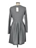 Unbranded Solid Gray Casual Dress Size L - photo 2
