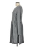 Unbranded Solid Gray Casual Dress Size L - photo 5