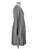 Unbranded Solid Gray Casual Dress Size L - photo 4