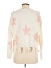 Sweet & Sinful 100% Acrylic Stars Ivory Pullover Sweater Size M - photo 2