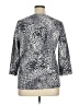 Jason Maxwell 100% Cotton Gray 3/4 Sleeve Blouse Size XL - photo 2