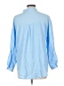 Unbranded 100% Polyester Blue Long Sleeve Blouse Size L (estimated) - photo 2