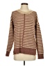 Tribal Stripes Brown Pullover Sweater Size S - photo 1