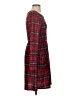 Gilli Plaid Burgundy Casual Dress Size S - photo 4
