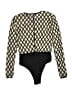 Limited Edition 100% Polyester Black Bodysuit Size 2 - photo 2