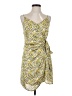 Heartloom 100% Polyester Print Yellow Casual Dress Size XS - photo 1