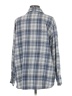 Shein 100% Polyester Plaid Blue 3/4 Sleeve Blouse Size 6 - photo 2