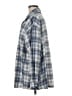 Shein 100% Polyester Plaid Blue 3/4 Sleeve Blouse Size 6 - photo 5