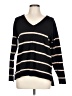 Bobeau Stripes Black Pullover Sweater Size L - photo 1