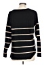 Bobeau Stripes Black Pullover Sweater Size L - photo 2
