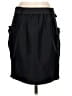 Gap 100% Polyester Solid Black Formal Skirt Size 0 - photo 2