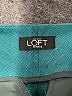 Ann Taylor LOFT Chevron-herringbone Teal Dress Pants Size 0 (petite) - photo 7