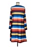 Unbranded Stripes Brown Casual Dress Size M - photo 2