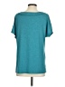 Shein Teal Blue Short Sleeve Top Size 4 - photo 2
