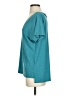 Shein Teal Blue Short Sleeve Top Size 4 - photo 5