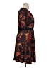 Isabel + Alice Print Brown Casual Dress Size XL - photo 4