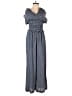 Max Studio Polka Dots Blue Jumpsuit Size S - photo 1